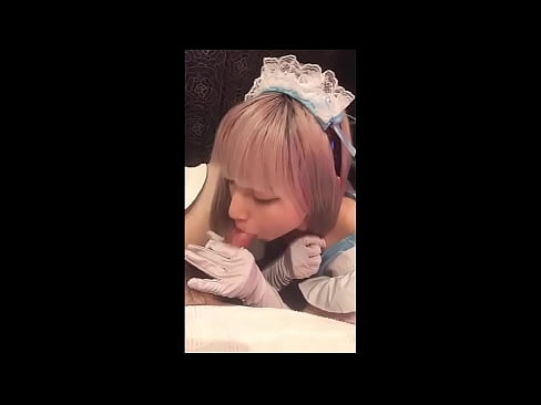 ❤️ יפני איידול [מאיוקה], תחפושת עוזרת צרפתית, חלק 1, מציצה וטלטלה עם קרם ❌ פורנו איכותי אצלנו ❌❤